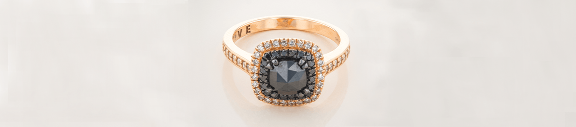 Black Diamond Engagement Rings Shop Online Grahams Grahams