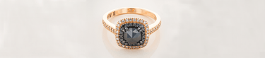 Black Diamond Engagement Rings