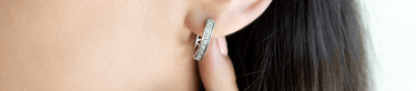 Diamond Hoop Earrings