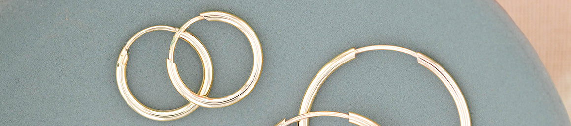 Gold Sleeper Earrings