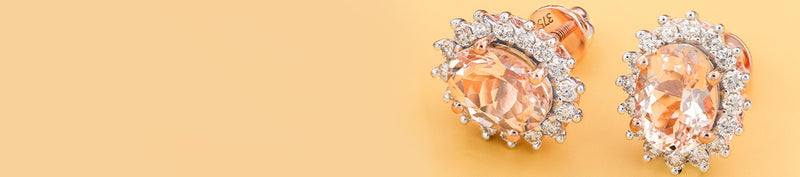 Morganite Earrings