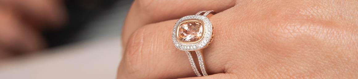 Rose gold engagement rings