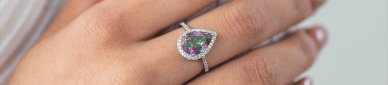 Mystic Topaz rings