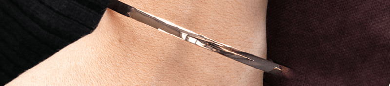 Rose gold bangles