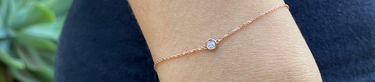 Rose gold bracelets
