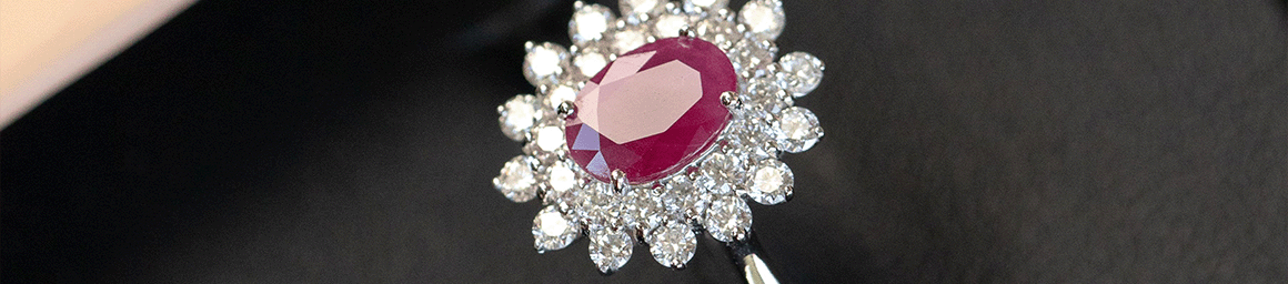 Ruby engagement rings