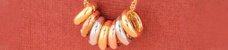 Three Colour Gold Necklaces