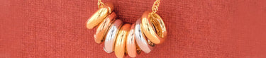 Three Colour Gold Necklaces