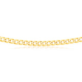 9ct Yellow Solid Gold Curb Chain 50cm in 150 Gauge