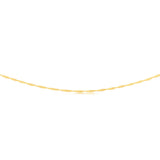 9ct Yellow Solid Gold Singapore 40cm Chain 30 Gauge