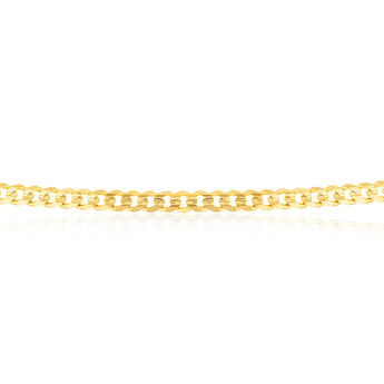 9ct Yellow Gold 55cm 170 Gauge Curb Chain