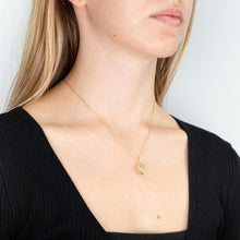Load image into Gallery viewer, 9ct Yellow Gold Diamond Cut Heart Pendant