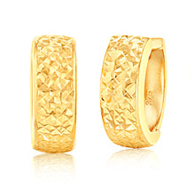 Load image into Gallery viewer, 9ct Yellow Gold 10mm Huggie Earrings