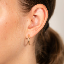 Load image into Gallery viewer, 9ct Diamond-Cut Hoop Earrings 9y
