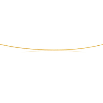 9ct Yellow Gold 45cm Curb Chain 9Y