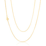 9ct Yellow Gold 45cm Curb Chain 9Y