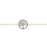 9ct Dicut 19cm Tree Of Life Bracelet