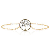 9ct Dicut 19cm Tree Of Life Bracelet