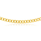 9ct Yellow Gold 55cm Curb Chain