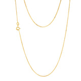 9ct Yellow Solid Gold 31 Gauge Curb 41cm Chain