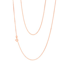 Load image into Gallery viewer, 9ct Rose Gold 31 Gauge Curb 51cm Chain