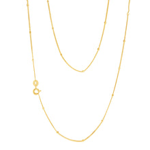 Load image into Gallery viewer, 9ct Yellow Gold Curb With Diamond Cut Dieces 45cm Chain