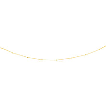 Load image into Gallery viewer, 9ct Yellow Gold Curb With Diamond Cut Dieces 45cm Chain