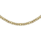9ct Yellow Gold Square Byzantine 45cm Chain