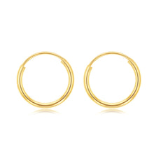 Load image into Gallery viewer, 9ct Yellow Gold 10mm Sleeper Earrings