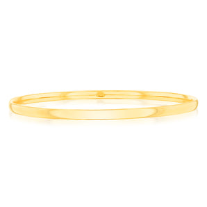 9ct Yellow Gold Comfort 3.8 x 70mm Bangle