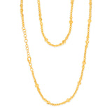 9ct Yellow Gold Fancy 45cm Chain