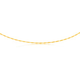 9ct Yellow Gold Omega 45cm Chain