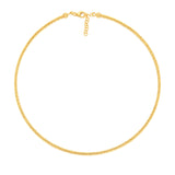 9ct Yellow Gold Omega 45cm Chain