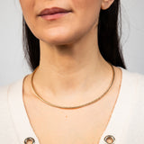 9ct Yellow Gold Omega 45cm Chain