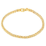 9ct Yellow Gold Fancy 19cm Bracelet