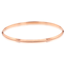 Load image into Gallery viewer, 9ct Rose Gold Knife Edge Pattern Bangle