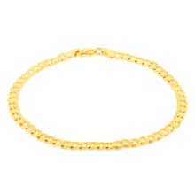 Load image into Gallery viewer, 9ct Yellow Gold Fancy 120 Gauge 21cm Bracelet