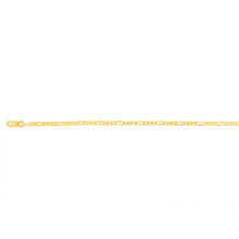 Load image into Gallery viewer, 9ct Yellow Gold Fancy 70 Gauge 27cm Figaro 1:3 Anklet