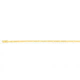 9ct Yellow Gold Fancy 70 Gauge 27cm Figaro 1:3 Anklet