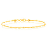 9ct Yellow Gold Omega 19cm Bracelet