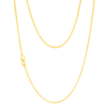 Load image into Gallery viewer, 9ct Yellow Gold Fancy Fine Belcher 45cm Chain
