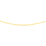 9ct Yellow Gold Fancy Fine Belcher 45cm Chain