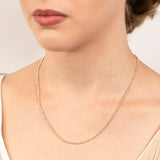 9ct Yellow Gold Fancy 45cm Chain