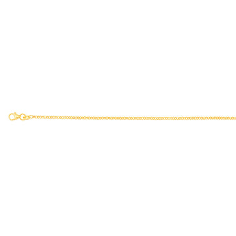 9ct Yellow Gold Fancy 19cm Bracelet