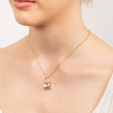 9ct Yellow Gold Lock And Key Locket Pendant