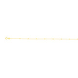 9ct Yellow Gold Balls on Fancy 25+5cm Anklet