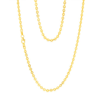 9ct Yellow Gold Belcher 45cm Chain