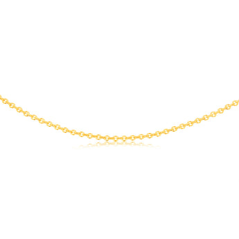 9ct Yellow Gold Belcher 45cm Chain