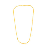 9ct Yellow Solid Gold Serpentine 45cm Chain