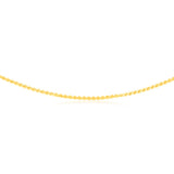 9ct Yellow Solid Gold Serpentine 45cm Chain